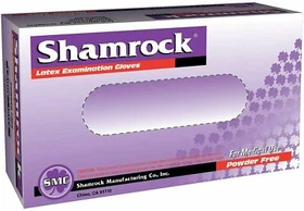 Shamrock Latex Exam Gloves 4.5 Mil Powder Free All Quantity & Sizes Medical 