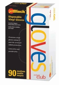 PRODUCT CLUB jetBlack Disposable Vinyl Gloves - 90 ct. - Select A Size