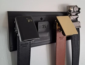 Wall Mounted Belt Organizer for Mission Belts (35mm / 40mm) - Multiple Sizes