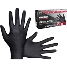 SAS Safety Derma-Tuff Nitrile Disposable Gloves (120 Gloves Per Box)