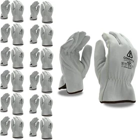Cordova Premium Grain Goatskin Driver Gloves, Aramid/Glass Fabric Lined, Keyston