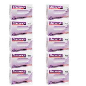 Shamrock Powder Free Examination Latex Gloves 1000 PCS Small ,Medium , Large