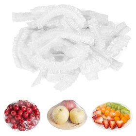 100-500pcs Food Cover Disposable Plastic Wrap Food Covers For Fruit Bowl Cup new