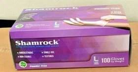 Shamrock Latex Hand Gloves 100ct/box XS, S, M, L 60600