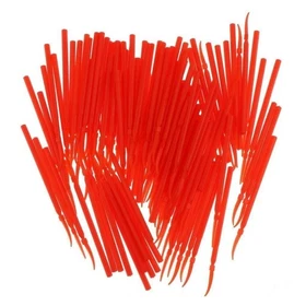 100 Pcs/Pack Disposable Dental Interdental Long Handle Plastic Wedges S/M/L