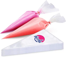 100PCS Thick Disposable Piping Bags Anti-Burst Icing Pastry Bags for Cake