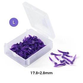 JMU Dental Disposable Dental Colorful Plastic Wedges with hole 100pcs/box