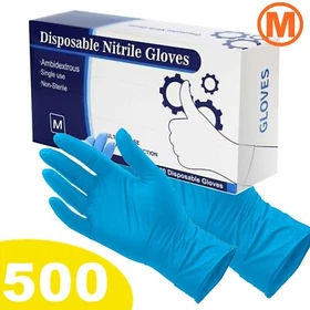 Nitrile Examination Gloves 4MIL Latex&Powder-Free,Disposable,Ultra-Strong Gloves