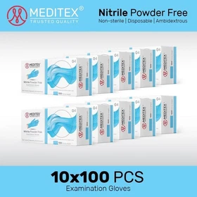 1000 PCS EXAM NITRILE GLOVES, DISPOSABLE MEDICAL 4MIL.(LATEX,VINYL, POWDER FREE)