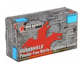 MCR Saftey Nitrile Gloves 4 mil Series 6001, Various Sizes, 1 Case, Free Ship