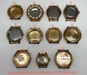 MIDO Swiss-Made Watch Cases Salesman Sample Various Size/No. SOLD INDIVIDUALLY