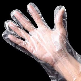 100-500 Count Disposable Poly Plastic Gloves for Cooking, Food Prep and Food