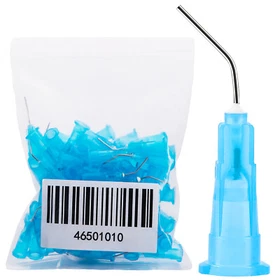JMU 300pcs Disposable Pre Bent Oral Irrigation Needle Tips 18-25G Blunt Tip