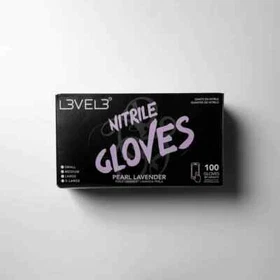 Level 3 Professional Nitrile Gloves S,M,L Available Pearl Lavender Color 100ct