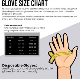 Black Blue Nitrile Gloves Disposable Powder Free Latex Free Medical Exam XS-2XL