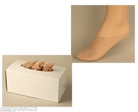Lots 1, 2, 3 Boxes Disposable Shoe Store Try On Socks Peds Footies Box 100 Pairs