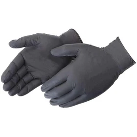Heavy Duty Black 4Mil Disposable Gloves Latex-Free Powder-Free 1000/CS