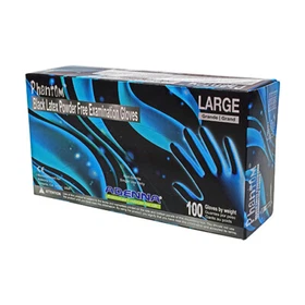 1 BOX (100 pcs)  Adenna PHANTOM Latex PF exam gloves -Available in L/M/S sizes