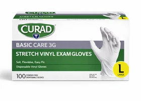 Large Vinyl Disposable Gloves Powder Free Latex Free Exam Gloves Bulk Packs