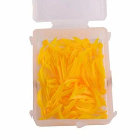 Dental Disposable Plastic Wedge with Holes 4 Colors XS/S/M/L 100Pcs