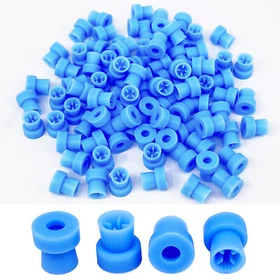Dental Disposable Prophy Cups Webbed Snap-on type Plain polishing cup FDA