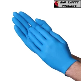 Vanguard Nitrile Gloves Blue 4 mil General Work Glove FREE UPS Ground 1000pcs