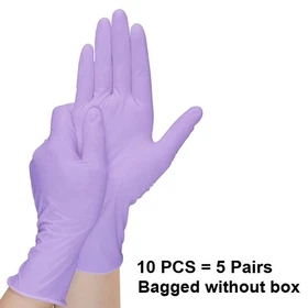 100 Disposable Nitrile Gloves Powder Free Latex Free Medical Use & Food Grade