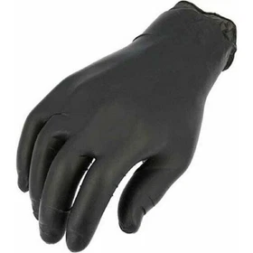 Black Nitrile Medical Examination Gloves Disposable Latex Free Powder Free