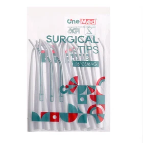 OneMed Dental surgical aspirator tips 25 pcs/Bag, Disposable Dental suction tips