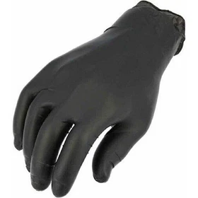 Black Nitrile Disposable Medical Examination Gloves, Latex Free, Powder Free