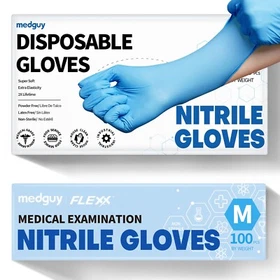 4.5Mil Nitrile Disposable Gloves Powder Free Food Safe Cooking Glove 100/1000 Pc
