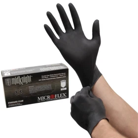 1000 Microflex MidKnight Nitrile Gloves, 10 boxes S, M, L, XL - Ship Same Day