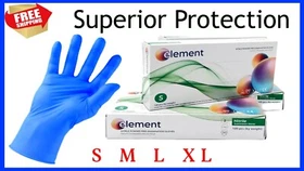 Disposable Exam Gloves Nitrile 4 Mil  Powder & Latex Free (Element)