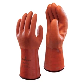 Showa 460 Waterproof PVC Coated Thermal Insulated Cold Weather Winter WORK GLOVE