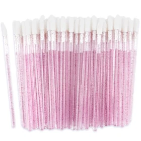 Apothie 100PCS Disposable Lip Applicators Lint-Free Doe Foot Makeup Wands