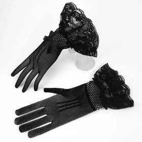 Women's Satin/Lace Gloves Party Wedding Fancy Dress Costume Wedding Dress Gloves