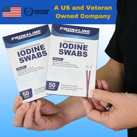50/100pcs Disposable Povidone Iodine Swabs Antiseptic First Aid Wound Care