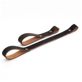 Decorated Calvary Saber Frog Belt Holder, 2 Piece Set Genuine Leather - 9 Colors
