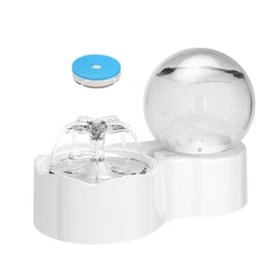Cats Water Fountain Automatic Pet Dog Drinking Bowl Dispenser 2300mL Capacity