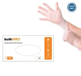 BASIC Vinyl Synthetic Exam Gloves Latex Free / Powder Free / Protein Free 