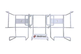 Dealmed Triple Glove Box Holder, Horizontal Wall Mount or Countertop, White, Ea.