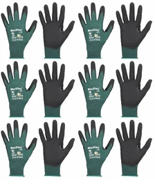 6- MaxiFlex 34-8743 Micro Foam Nitrile Coated ANSI A2 Cut Resistant Work Gloves
