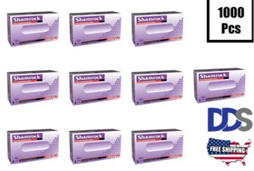 Shamrock Powder-Free Textured Examination Latex Gloves for Medical 1000ct EXP-27