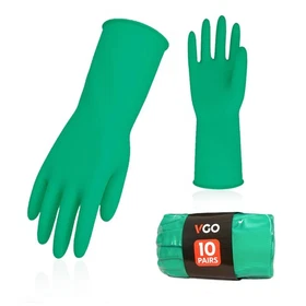Vgo 1/3/5/10Pairs Reusable Household Gloves Extra Thickness(HH4601-G)