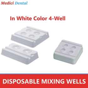 BONDWELL II MIXING WELLS Dental White Disposable 4-well mixing wells 20-200/Pk