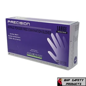 Adenna PRECISION Violet Nitrile Disposable Exam/Medical Gloves 4 Mil Powder Free