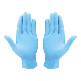 Blue Nitrile Exam Gloves 4-Mil Powder-Free Latex-Free Disposable 200-500Pcs S-XL