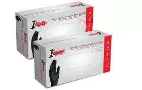 1PBN 1ST CHOICE Mil Nitrile Gloves Latex Powder
