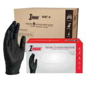 1PBNL 1ST CHOICE Nitrile Gloves Disposable Latex Mil