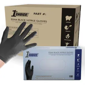 313055560543 1ST CHOICE Nitrile Gloves Disposable Latex